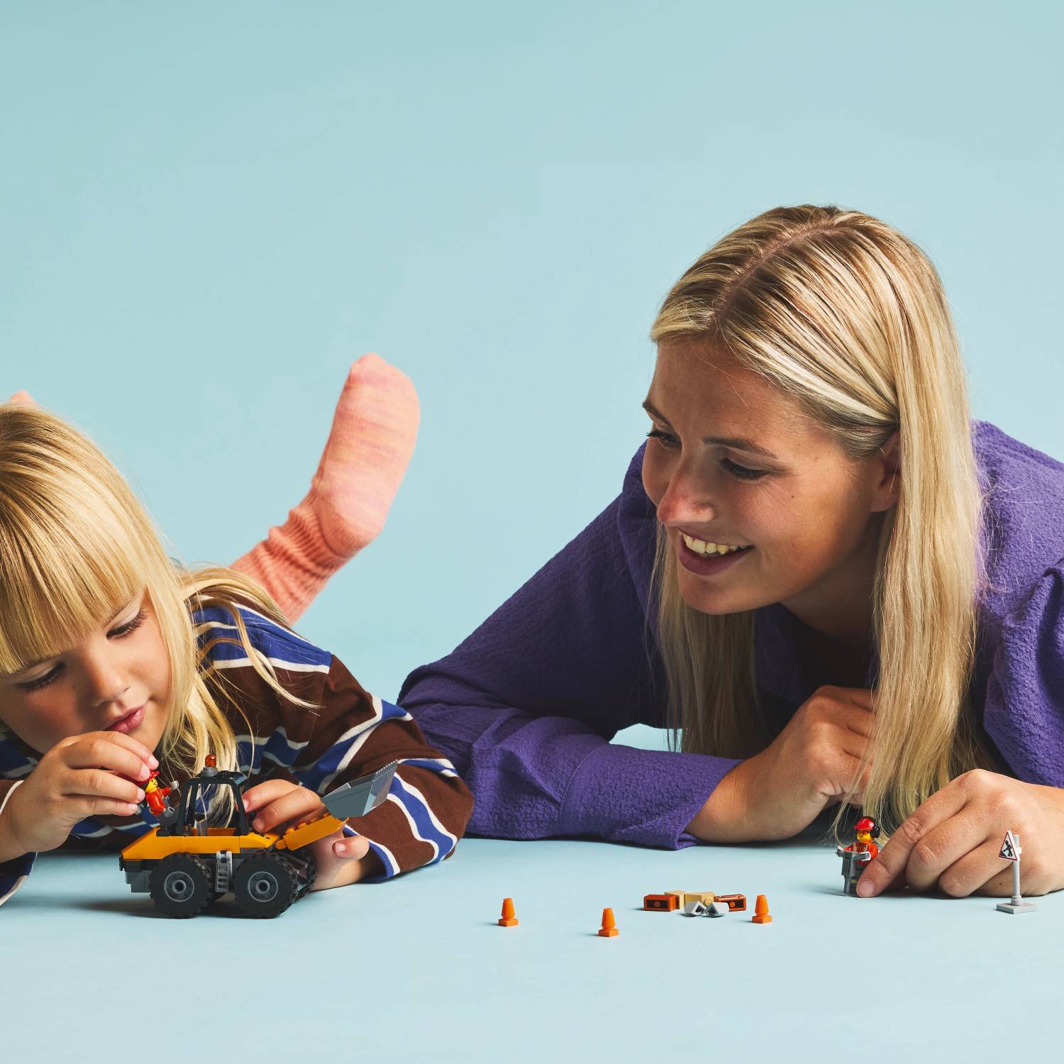 LEGO Žuti građevinski utovarivač sa točkovima 60450 - Slika 6